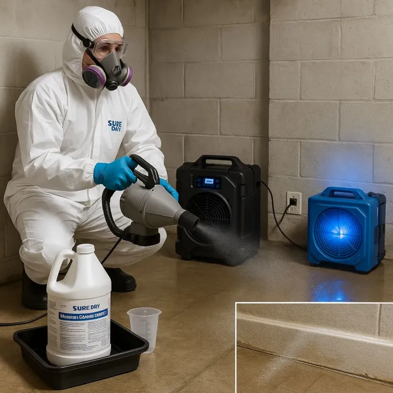 Sanitization and Odor Removal process in Sardis, GA